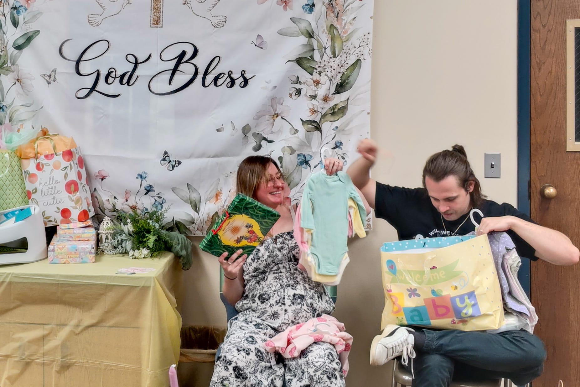 Baby shower at Peace With Christ Lutheran Church in Fort Collins, CO