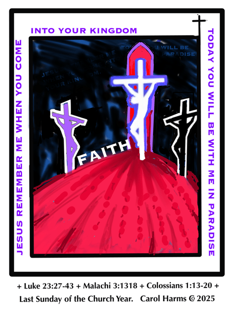 Peace With Christ Lutheran Church sermon image for the sermon titled "Jesus, Remember Me"