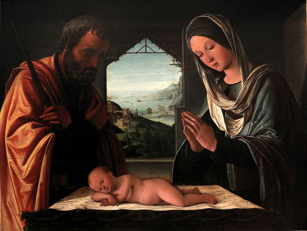 Image of Joseph, Mary and baby Jesus | Christmas story