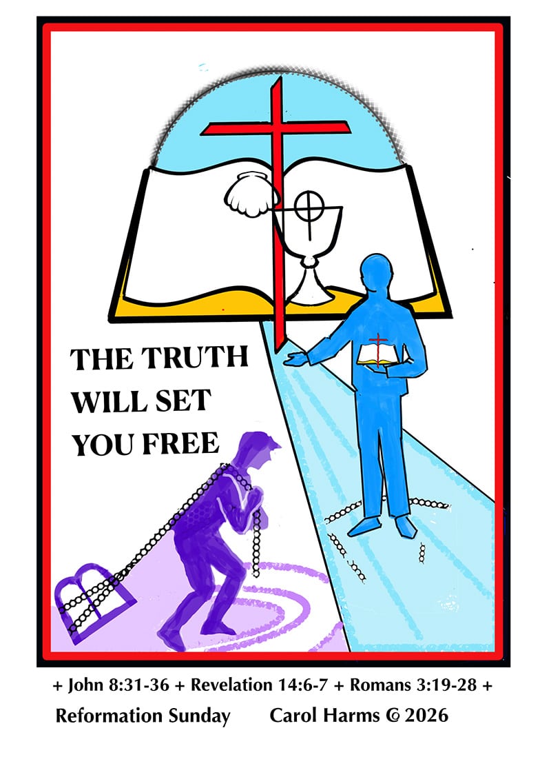 Peace With Christ Lutheran Church sermon image for the sermon titled "The Chains Of Freedom"